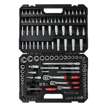 WURTH Red Stripe Set nasadnih ključeva 1/4'', 1/2'' i 3/8'', 154 komada (5763100154)
