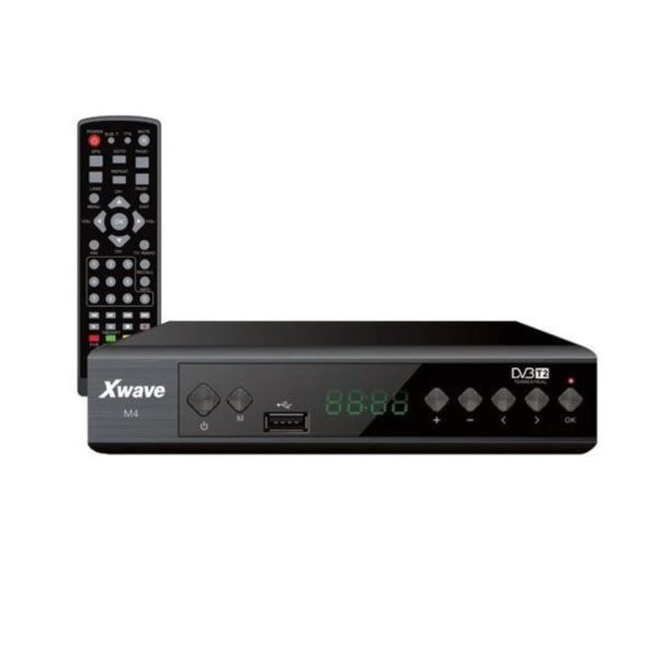 Xwave DVB-T2 Set Top Box,metalno kuciste,LED displey, scart,HDMI,USB, media player