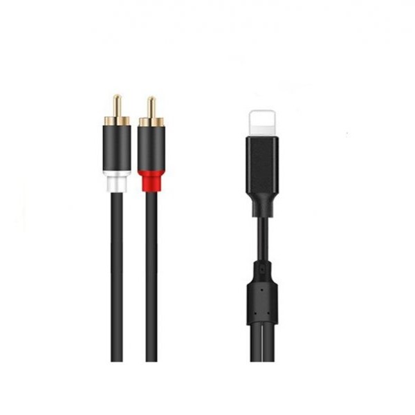 Xwave Lighting(iPHONE) kabl na 2RCA, 1.2m