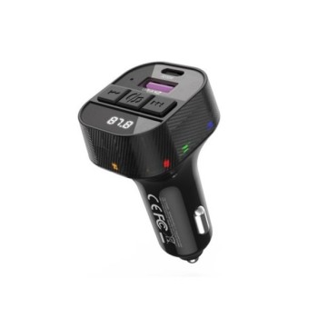 XO XO transmitter FM Bluetooth MP3 auto punjač 30W BLACK