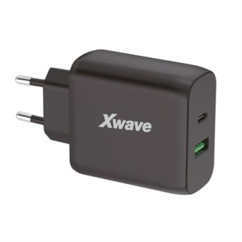 Xwave GaN45-AC GaN ultrabrzi punjač 45W USB-A + USB-C crni