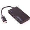 Xwave USB HUB C241 13cm,Tip-C na USB,4-port na USB3+3xUSB2.0