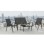 ZenGarden Baštenska garnitura sa dvosedom Lagos Black ZG 031050