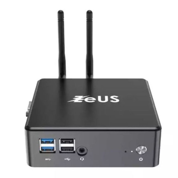 ZEUS Mini PC MPI10-P24 Intel 6305 1.80 GHz/DDR4/LAN/Dual WiFi/BT/HDMI/DP/USB C/ext ANT