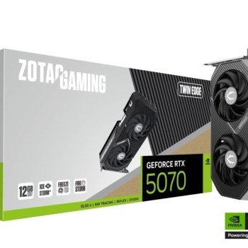 ZOTAC NVidia GeForce RTX 5070 Twin Edge 12GB GDDR7 192bit ZT-B50700E-10P