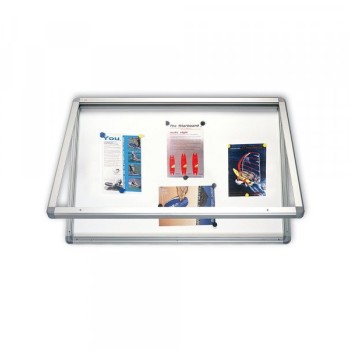 2X3 TABLA OGLASNA  GS1129 SA VRATIMA I INBUS KLJUČEM, BELA MAGNETNA 90×120