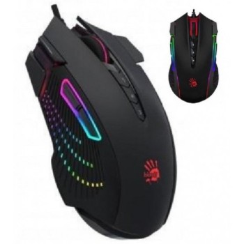 A4 TECH Bloody RGB Gejmerski optički miš, 2000Hz/100-8.000 Dpi, Black USB 125mm A4-J90S