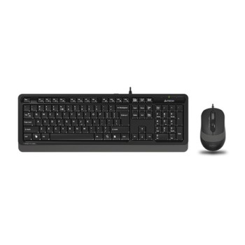 A4 TECH F1010 FSTYLER USB YU siva tastatura + USB sivi miš