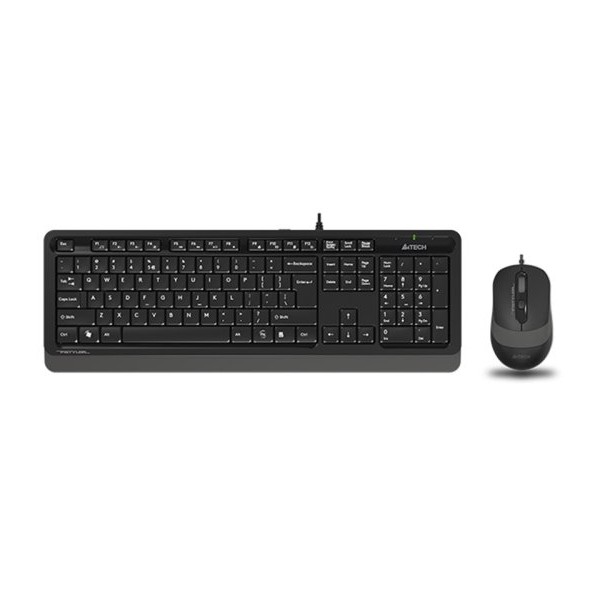 A4 TECH F1010 FSTYLER USB YU siva tastatura + USB sivi miš