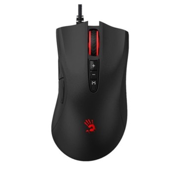 A4 TECH Miš ES5, 1000Hz/1000-3200Dpi, Black USB 125mm