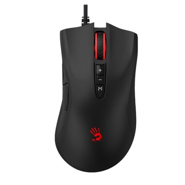 A4 TECH Miš ES5, 1000Hz/1000-3200Dpi, Black USB 125mm