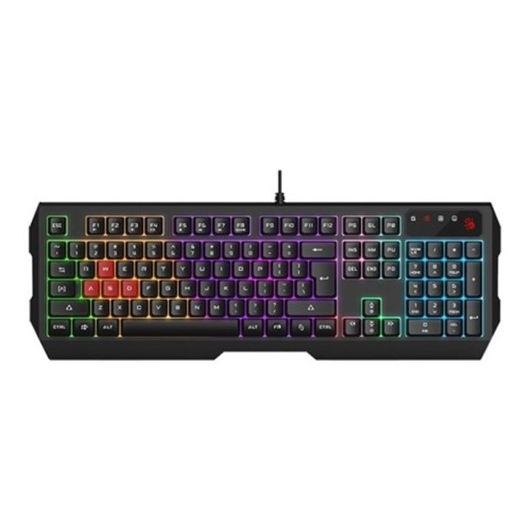 A4 TECH Tastatura B135N (NEON LED), black, USB, US layout