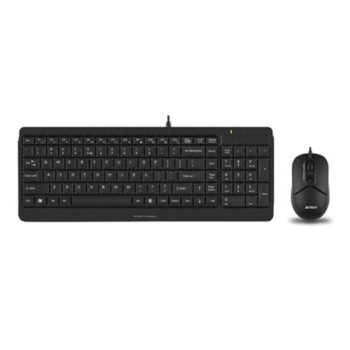 A4 TECH Tastatura i miš F1512 YU-LAYOUT USB, Black