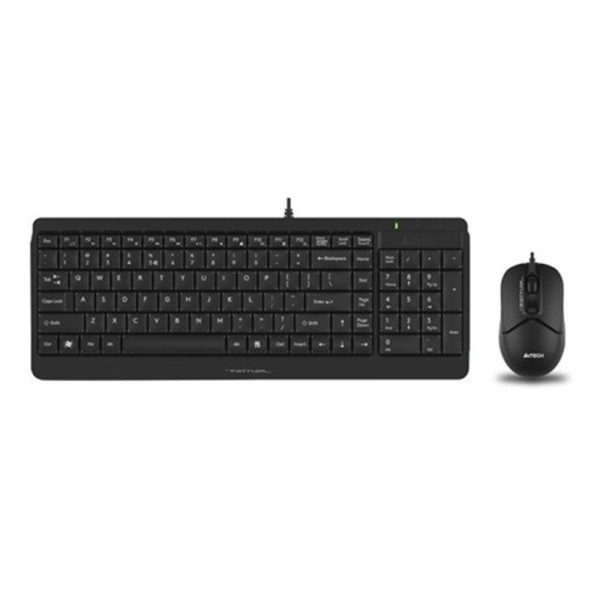 A4 TECH Tastatura i miš F1512 YU-LAYOUT USB, Black
