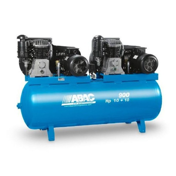 ABAC PRO Klipni kompresor-tandem PRO B7000/900 T10 V400, 900l, 2420 l/min, 7.5kW + 7.5kW