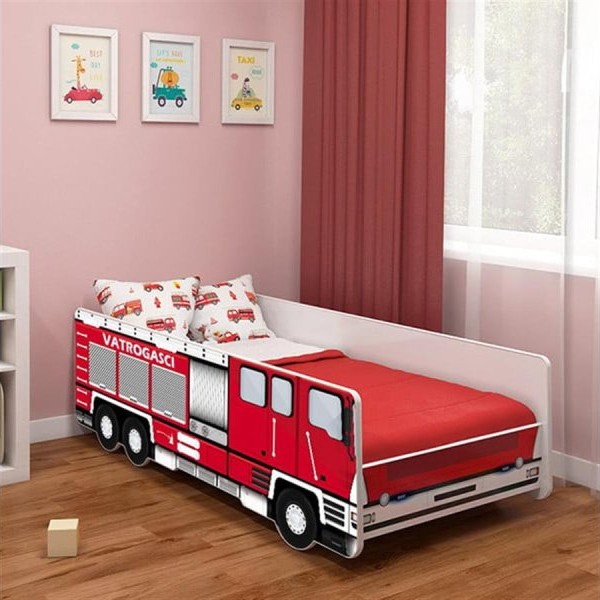 ACMA Krevet za decu Vatrogasac 180 x 80 cm