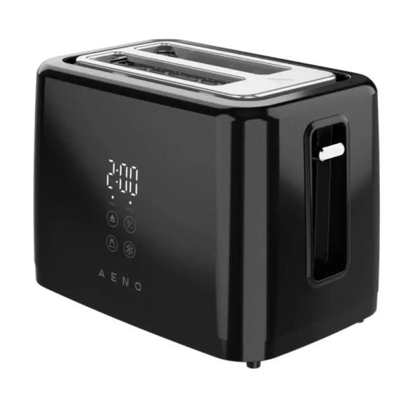 AENO Electric Toaster, black, 220-240V, 50-60Hz, 780-930W, 2 slots, 3 modes, 7 browning levels