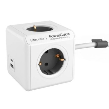 ALLOCACOC Power Cube 4xSchuko + 2xUSB A+C