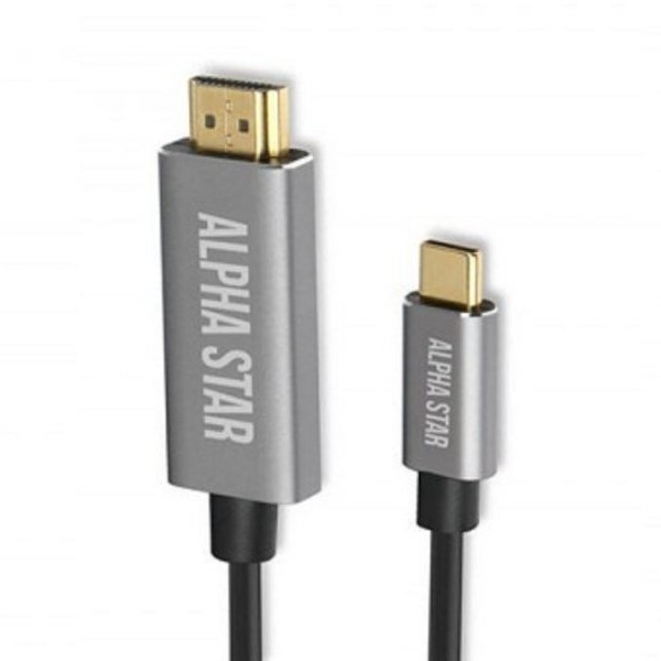 ALPHA STAR USB kabl TIP-C (muški) na HDMI 4K (muški)/dužina 1,2m/blister
