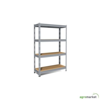 ANEMOS Metalna polica MAXI POKER 180 x 120 x 50 cm 4 x 400 kg - pocinkovana