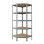 ANEMOS Metalna ugaona polica 180x66x66x40 cm 5 nivoa 130100095