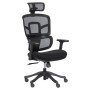 Furnix CH Ergo Black Mesh Black Kancelarijska stolica