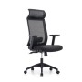 Furnix CH Jazz Black Mesh Kancelarijska stolica