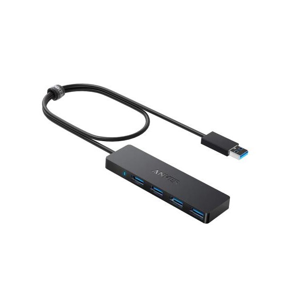 ANKER 4-Port Ultra Slim USB 3.0 Data Hub B2C Black (A7516016)