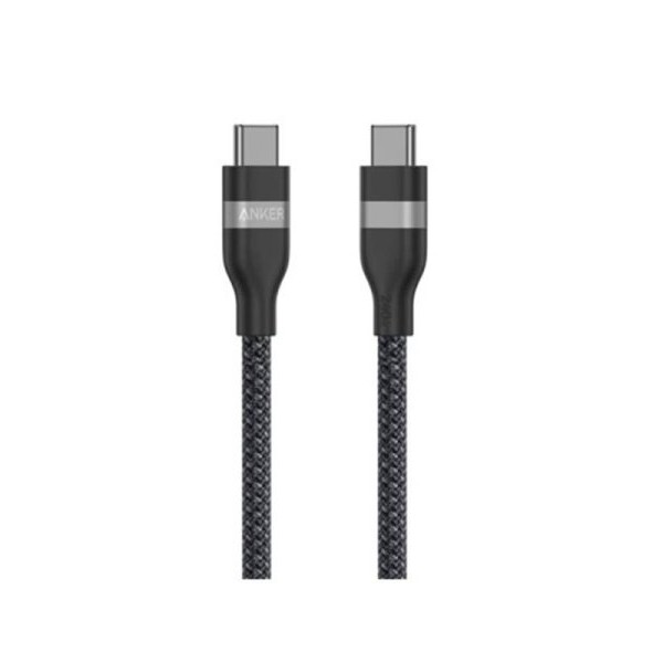 ANKER USB-C to USB-C Cable 240W Upcycled-Braided B2B Black (A82E2H12)