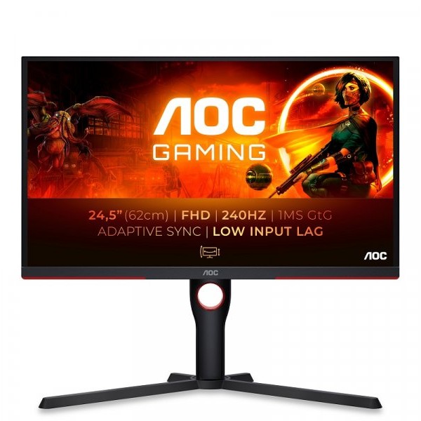 AOC 25G3ZM/BK FHD 240Hz AMD FreeSync