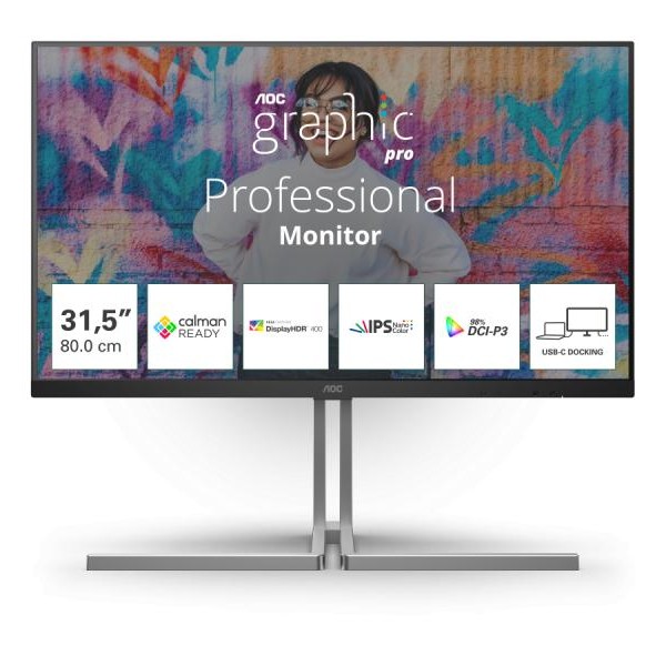 AOC U32U3CV Gaming 32'' UHD