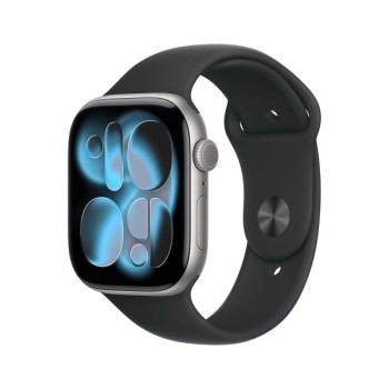 APPLE Watch S11 GPS 42mm Space Grey Aluminium Case with Black Sport Band - S/M (meqw4rk/a)
