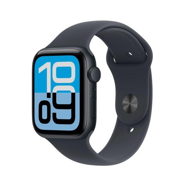 APPLE Watch SE 3 GPS 44mm Midnight Aluminium Case with Midnight Sport Band - M/L (mehq4rk/a)