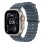 APPLE Watch Ultra 3 Cellular 49mm Natural Titanium Case with Anchor Blue Ocean Band (mewh4se/a)