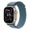 APPLE Watch Ultra 3 Cellular 49mm Natural Titanium Case with Light Blue Alpine Loop – Medium (mewm4se/a)
