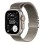 APPLE Watch Ultra 3 Cellular 49mm Natural Titanium Case with Natural Titanium Milanese Loop – Medium (mewy4se/a)