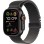 APPLE Watch Ultra2 v2 Cellular 49mm Black Titanium Case with Black Titanium Milanese Loop - M (mx5u3se/a)