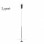 ARIA 20 VISILICA LED 10W 3000K CRNA