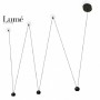 ARIA 24 VISILICA LED 3*4W 3000K CRNA