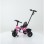 ARISTOM 448 Tricikl sa ručicom roze