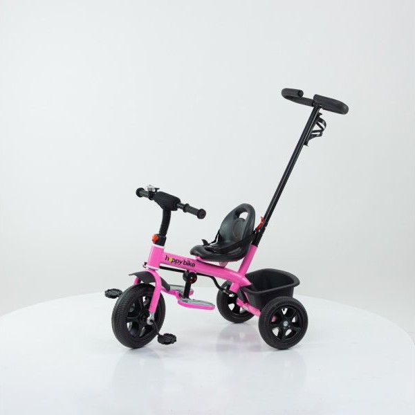 ARISTOM 448 Tricikl sa ručicom roze