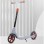 ARISTOM 665 Trotinet SnakeBoard stil sivi