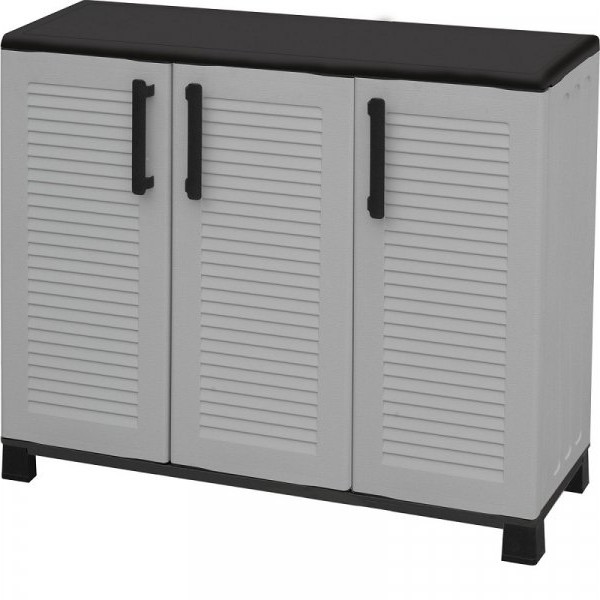 Artplast F100 B plastični orman sivi 90x102x37 cm