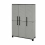 Artplast F100 plastični orman sivi 169x102x37 cm