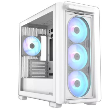 ASUS A23 PLUS TG ARGB microATX kućište belo