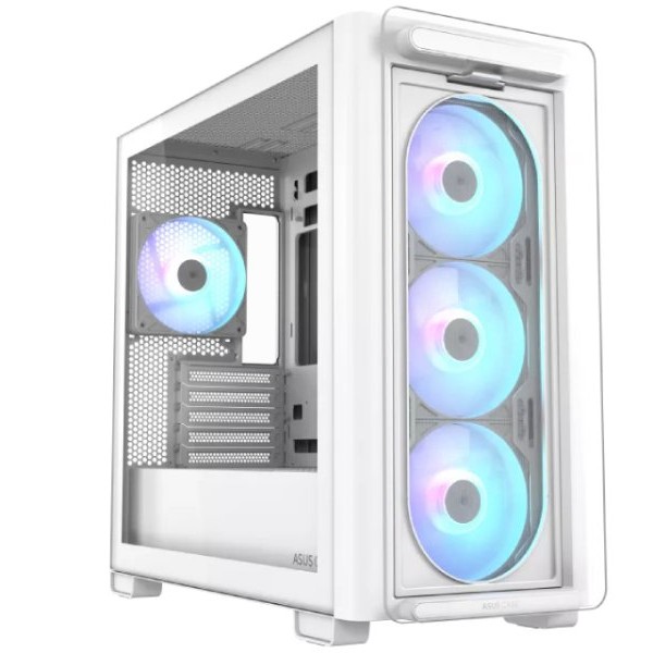 ASUS A23 PLUS TG ARGB microATX kućište belo