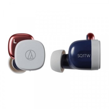 Audio-Technica Bežične bubice SQ1TWNRD, crvena