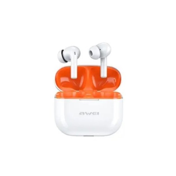 AWEI Bluetooth Slušalice Bubice T1 Pro, belo-oranž