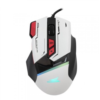 BARACUDA BGM 042 MANTA Gejmerski miš Beli