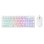 BARACUDA Tastatatura + miš ORCA /Membranska/RGB/US + 7200DPI/Optički/Bela